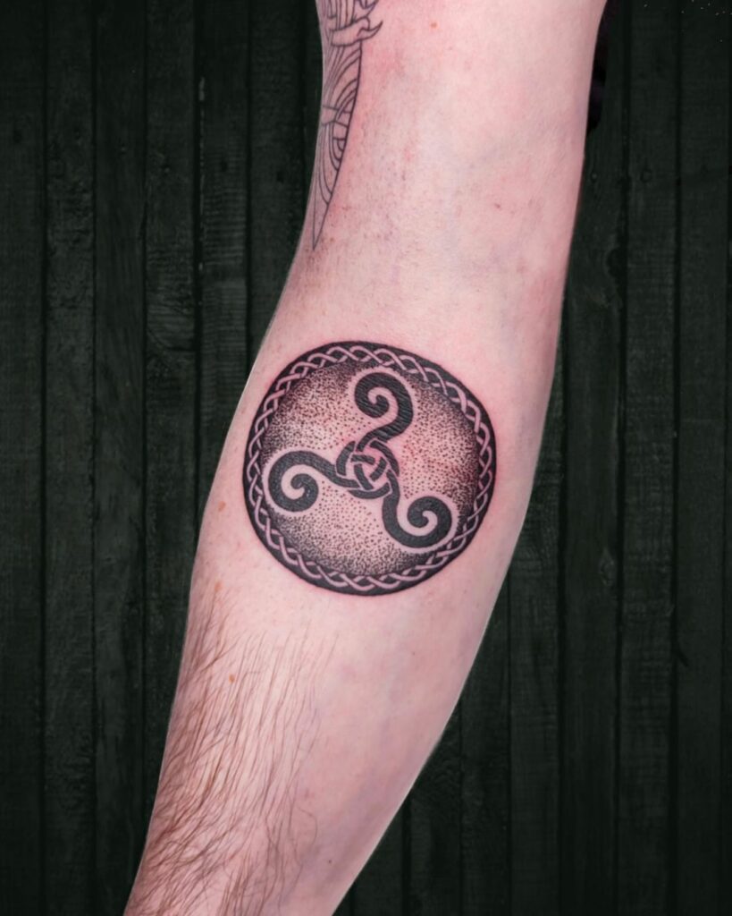 20+ Amazing CELTIC TATTOOS + All Their Meanings! 16 The Sacred Triskele