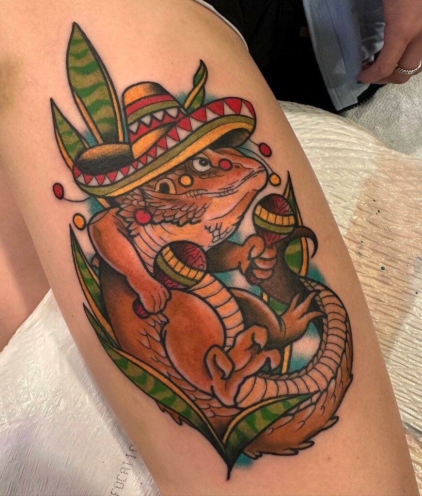 20+ BEST DRAGON TATTOO FOR MEN - UPDATED FOR 2024 20 Bearded Dragon Tattoo