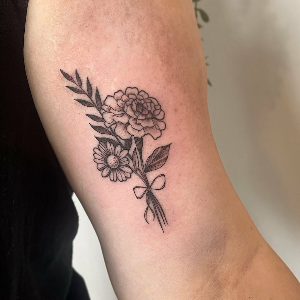 AMAZING GLADIOLUS TATTOO DESIGNS + MEANINGS TO INSPIRE YOU IN 2024! 19 Black and Grey Gladiolus Tattoo