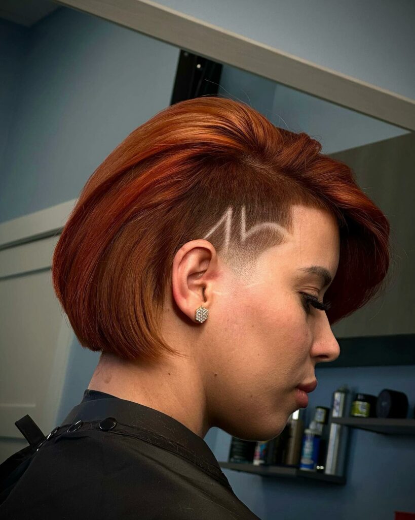 35 Short-Sided Shaved Female Hairstyles to Flaunt Your Boldness in 2024 44 Half Shaved Head Haircut
