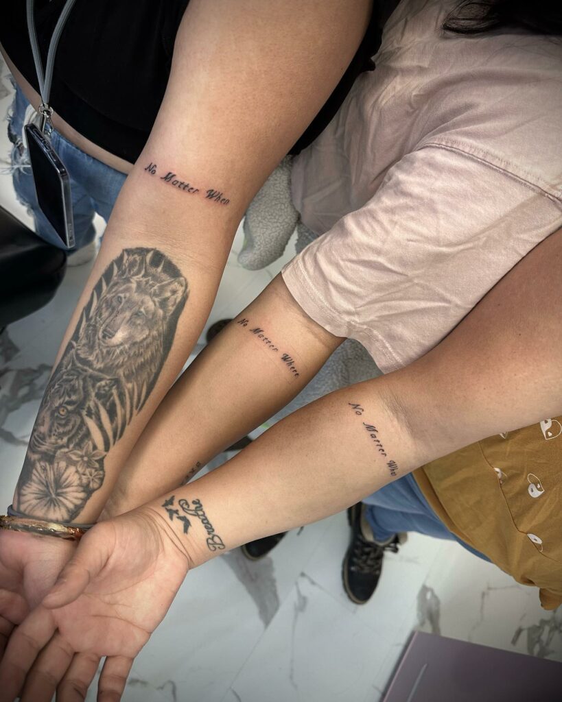 AMAZING MATCHING SISTER TATTOO IDEAS - NEW & UPDATED 2024 24 Quotes Sister Tattoos