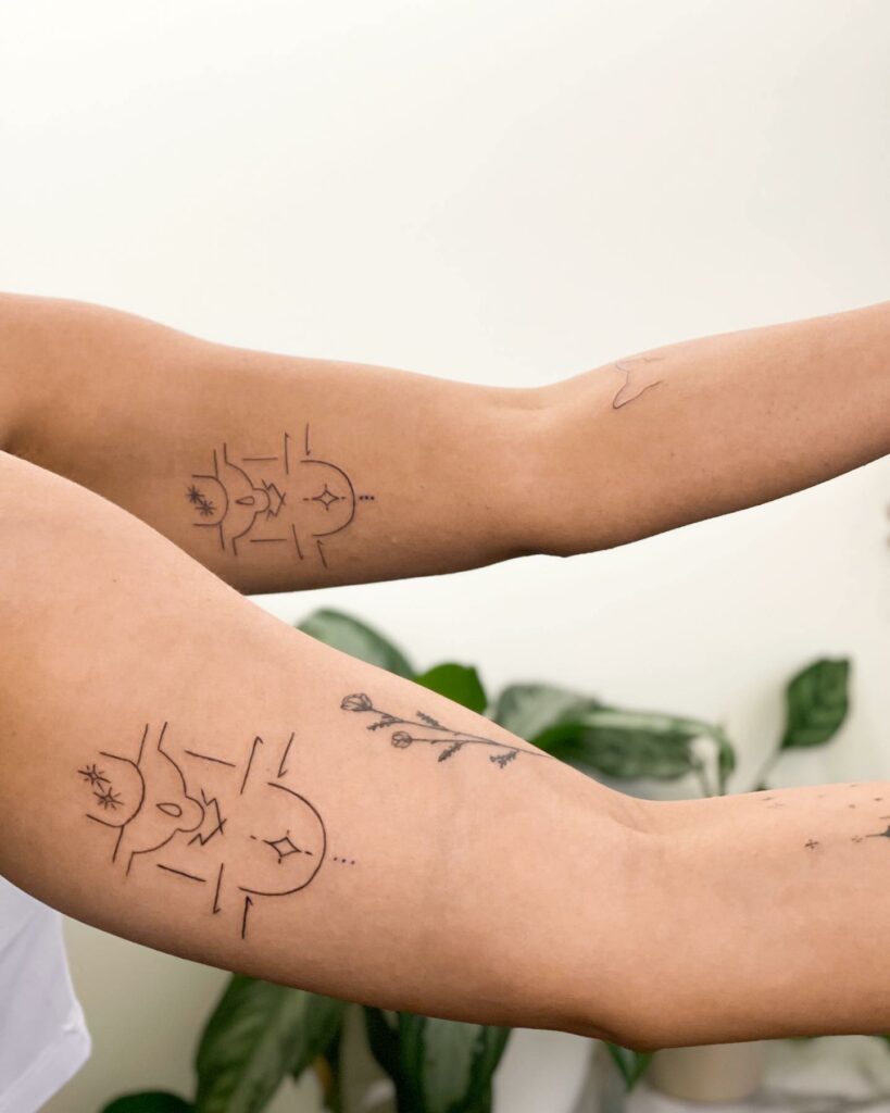 AMAZING MATCHING SISTER TATTOO IDEAS - NEW & UPDATED 2024 20 Unusual Sister Tattoo