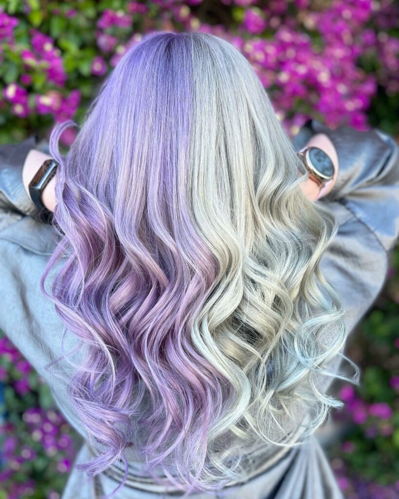 25 Silver Hair Colour Ideas to Embrace in 2024 13 Silver Purple Hair