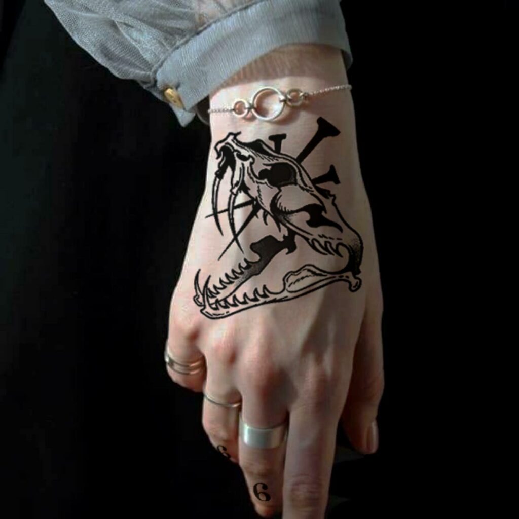 AMAZING ANIMAL SKULL TATTOO IDEAS AND THEIR MEANINGS IN 2024 11 Snake Skull Tattoo