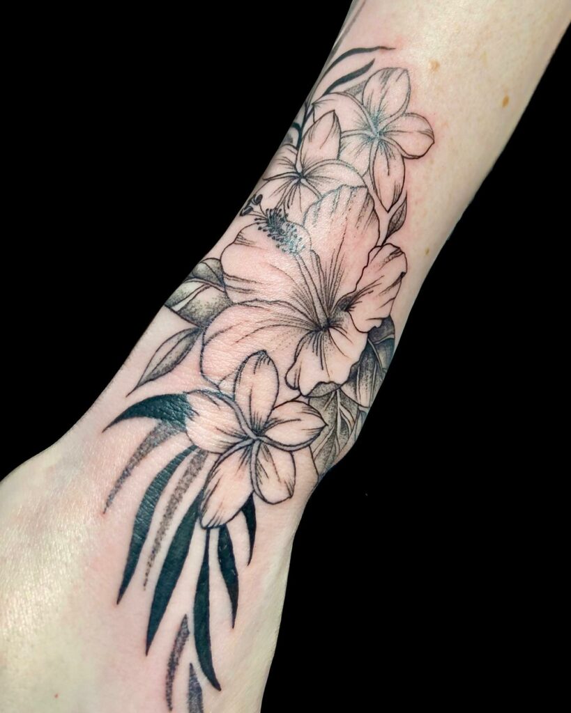 FLORAL TATTOO MEANINGS & 10 AMAZING DESIGNS TO INSPIRE YOU! 16 Hibiscus Flower Tattoo