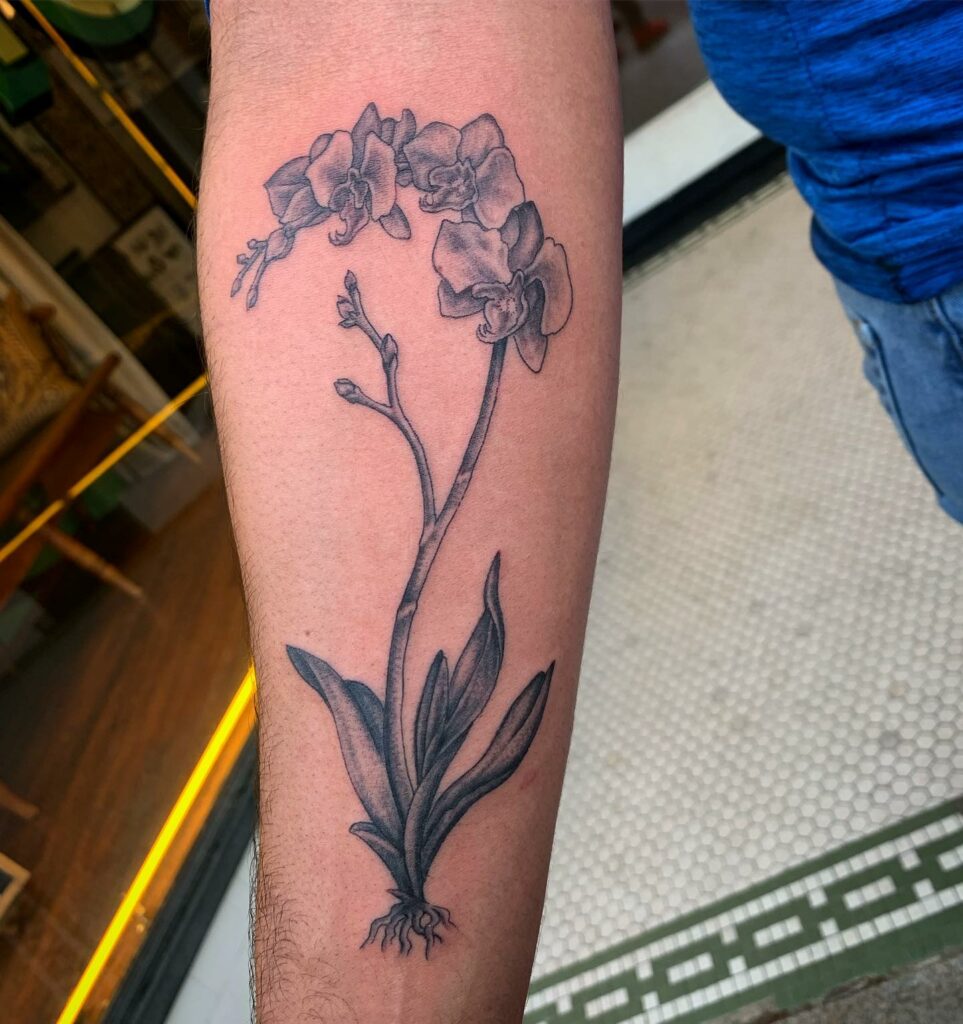 AMAZING ORCHID TATTOOS + THEIR COOL MEANINGS 33 Orchid Vine Tattoos