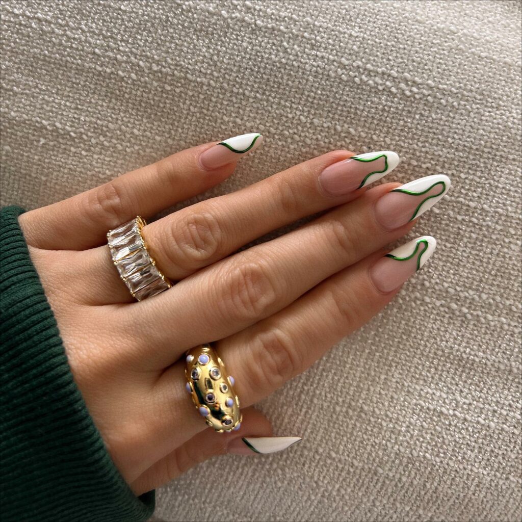 Get Swirly with 35 Swirl Nails Ideas for 2024 42 Chrome Swirls