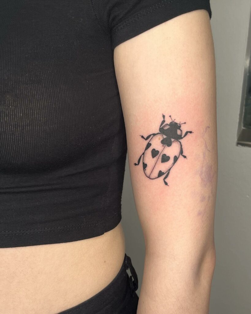 10 Best Ladybug Tattoo Ideas In 2024! 22 Tattoos with Hearts