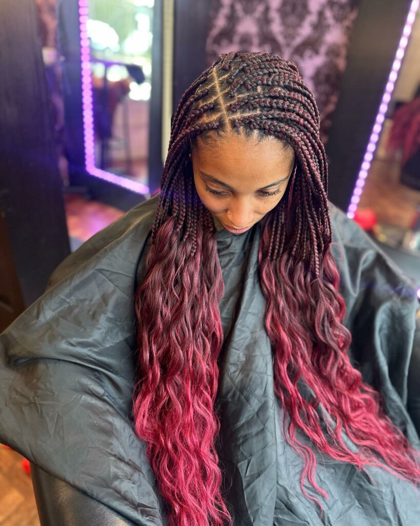 55 Bold Burgundy Dark Red Hair Ideas to Try in 2024 39 Burgundy Braids