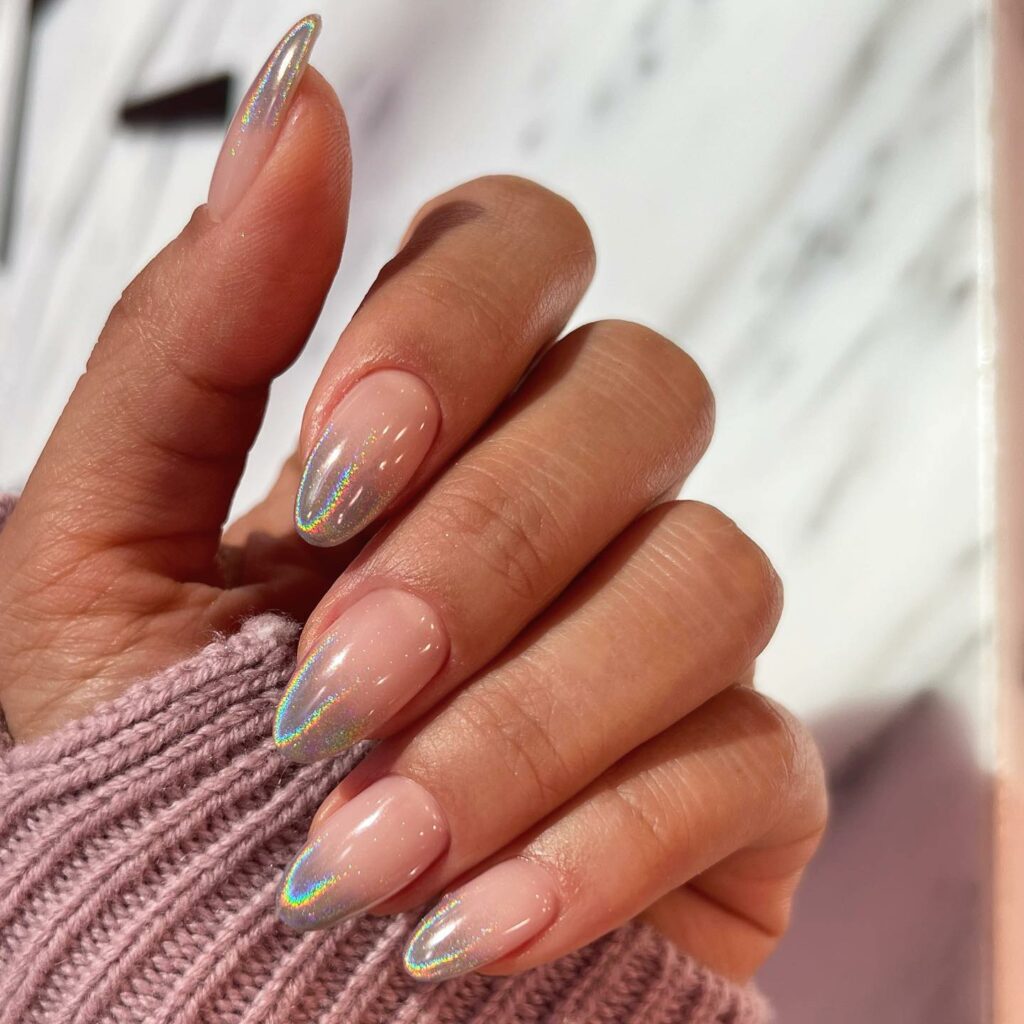 Feel Tropical with 35 Tropical Nails Designs for 2024 30 Metallic Beach Nails