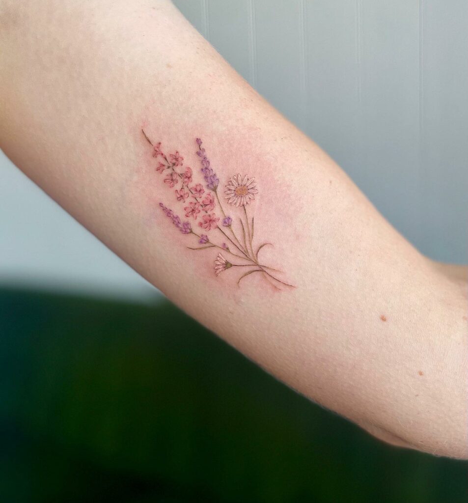 10 BEST LAVENDER TATTOOS WITH MEANINGS IN 2024 26 Simple Lavender Tattoos