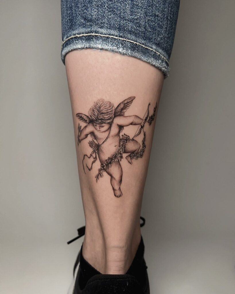 TOP 10 ANGEL TATTOO IDEAS + MEANINGS IN 2024 16 Cupid Tattoo