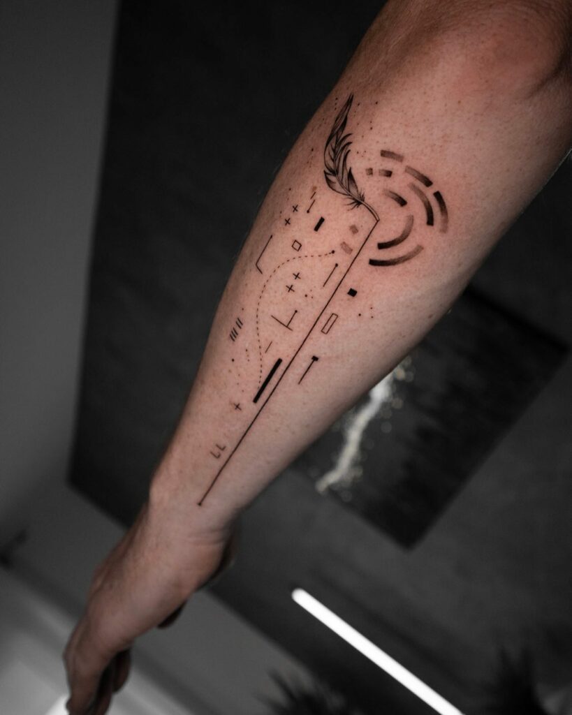 12+ Inspiring STICK-AND-POKE TATTOO IDEAS FOR 2024 19 Linework Hand-Poked Tattoo Ideas