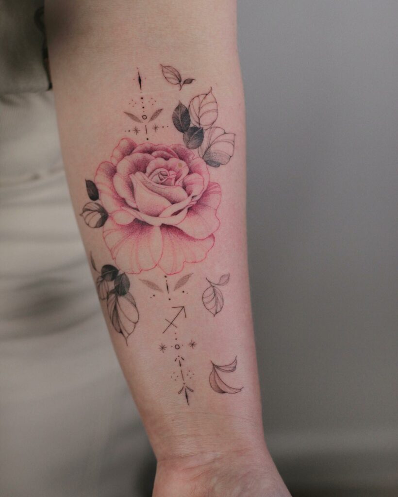 12 Amazing BIRTH FLOWERS & BEST BIRTHDAY FLOWER TATTOO IDEAS 15 Rose Tattoo