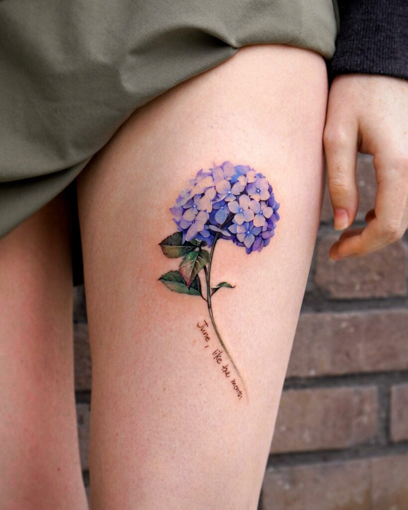 Amazing Hydrangea Tattoo Designs To Inspire You in 2024 15 Hydrangea Tattoo