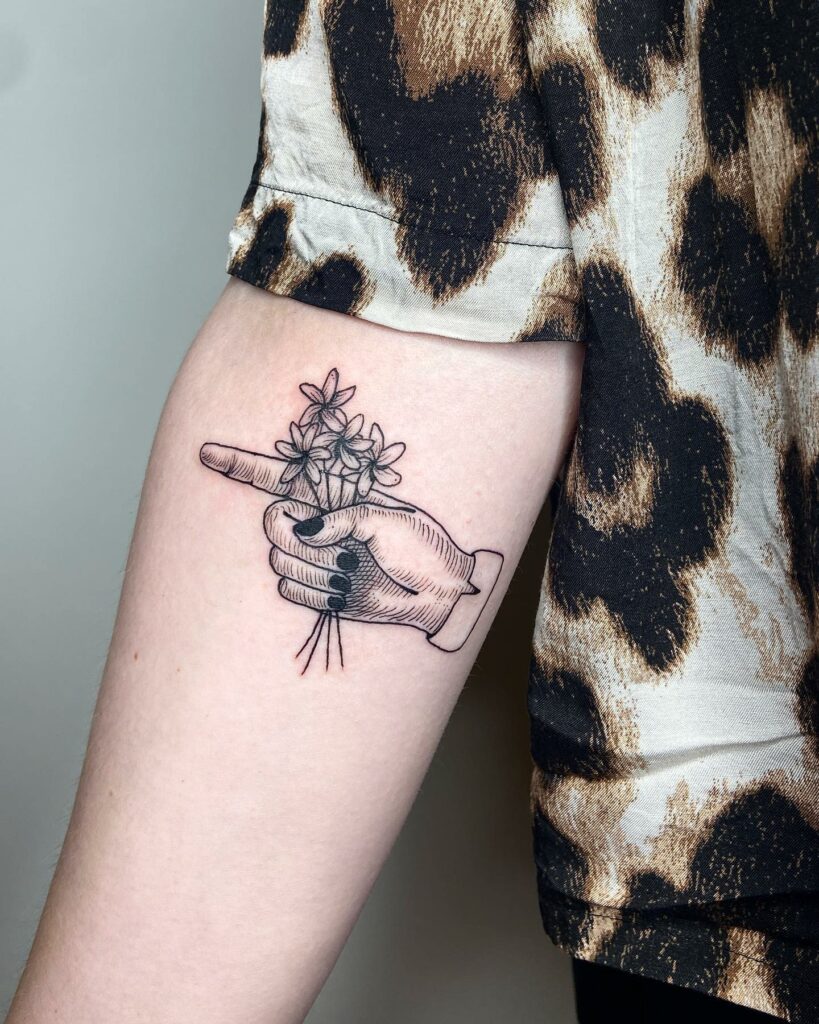 12+ Inspiring STICK-AND-POKE TATTOO IDEAS FOR 2024 14 Hands Hand-Poked Tattoo Ideas