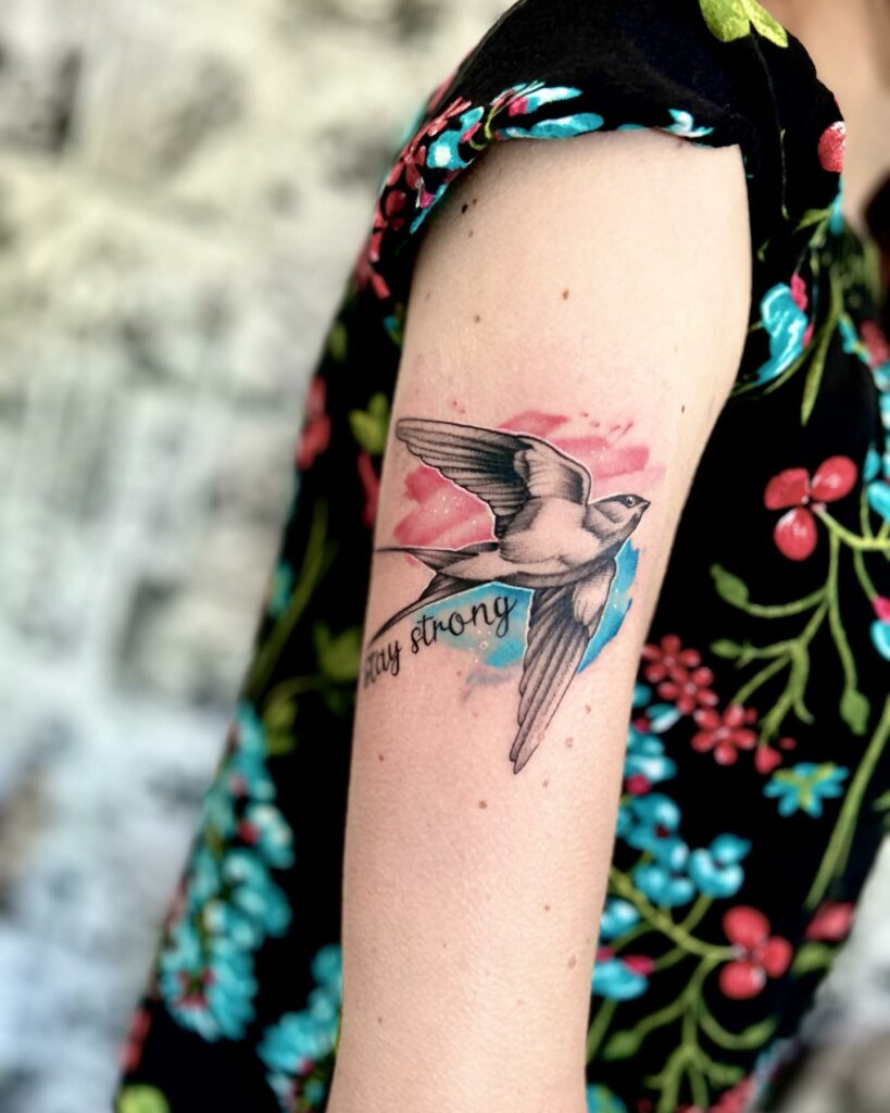 10 Amazing Swallow Tattoo Designs & Their Meaning 14 Swallow Tattoo