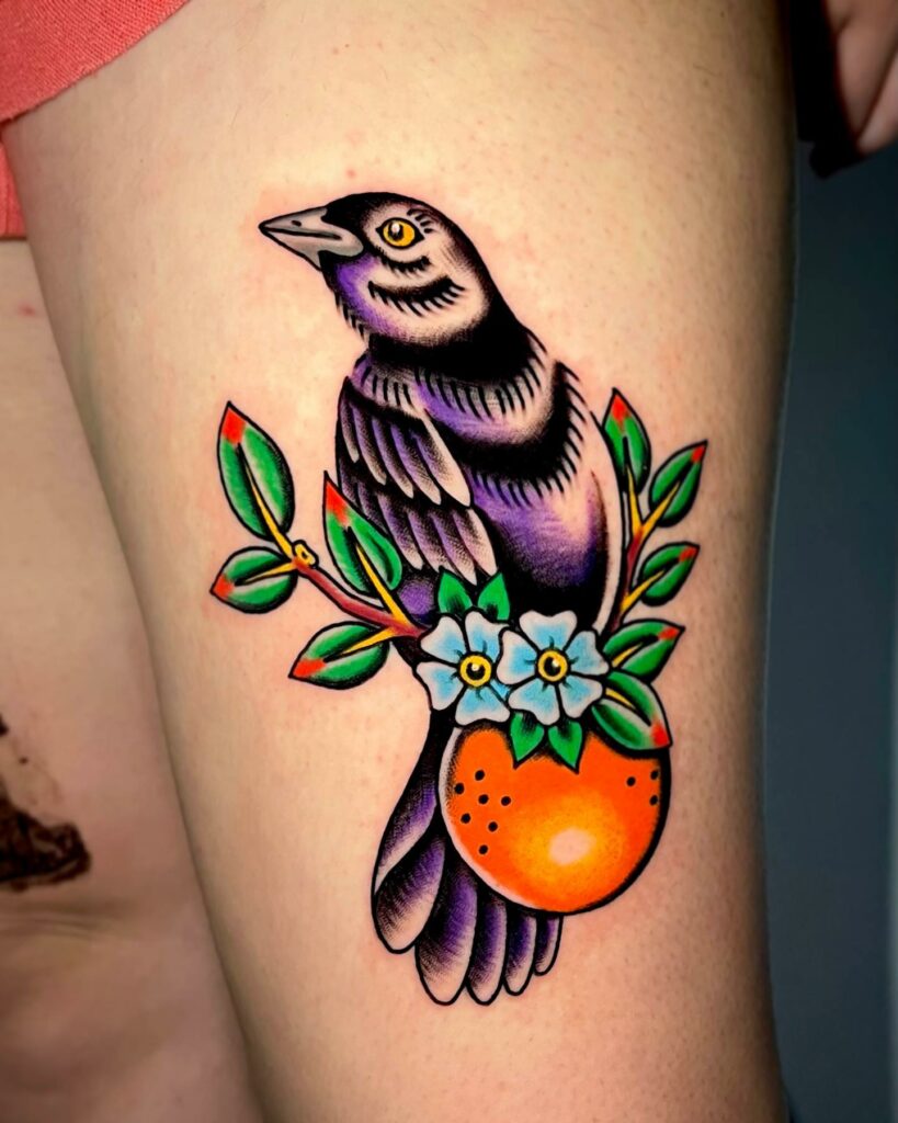 BEAUTIFUL BIRD TATTOO DESIGN YOU NEED TO SEE IN 2024 28 Traditional Bird Tattoos