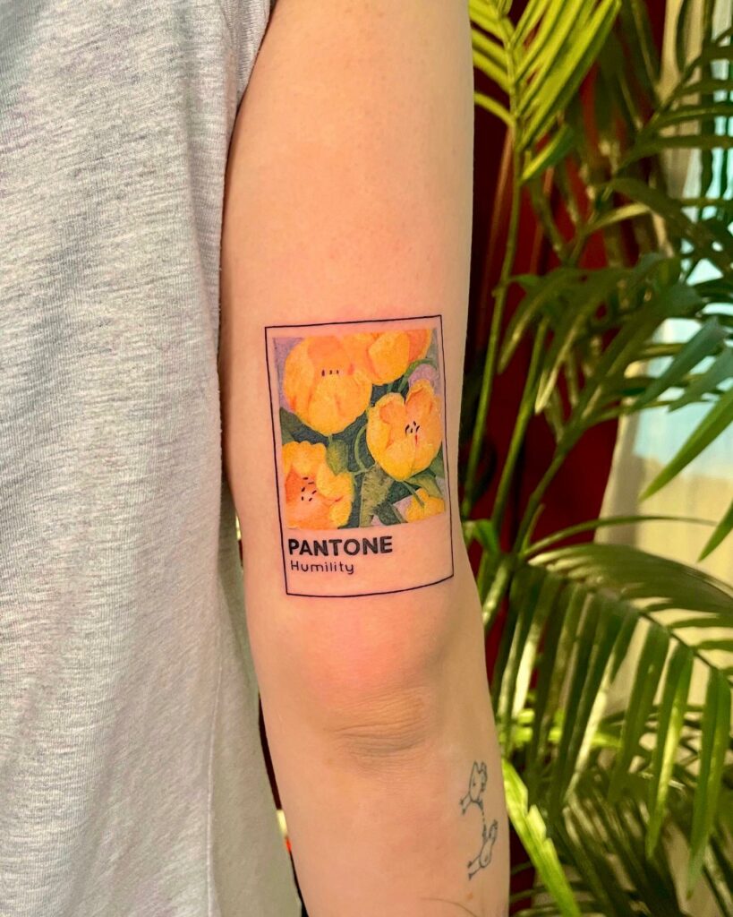 AMAZING TULIP TATTOO DESIGNS + MEANINGS TO INSIRE YOU IN 2024 12 Yellow Tulip Tattoo
