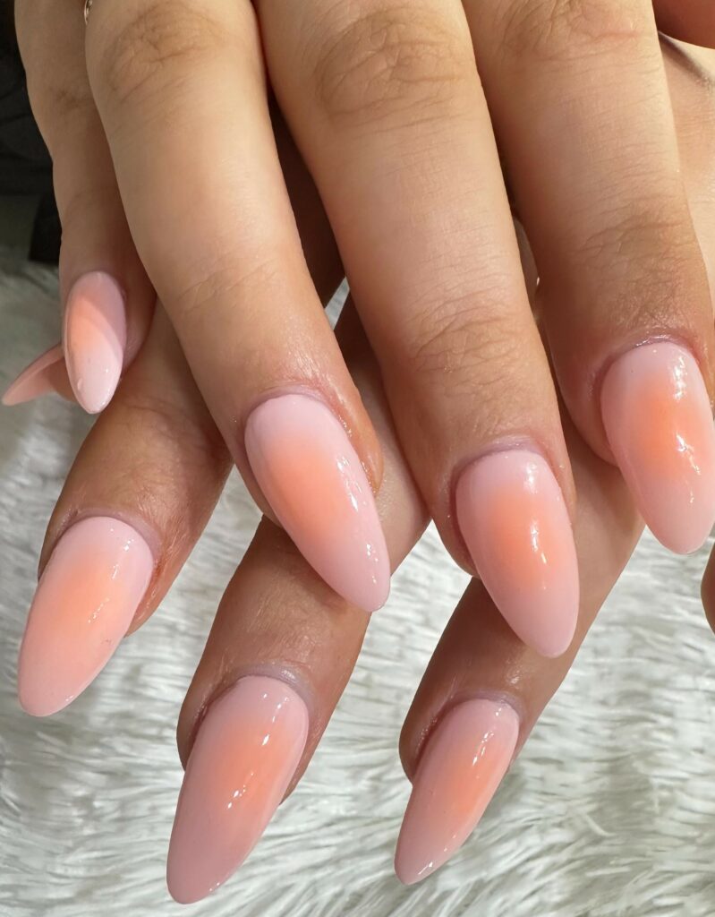 30 Latest Aura Nails Ideas To Try In 2024! 26 Glazed Nude Aura Nails