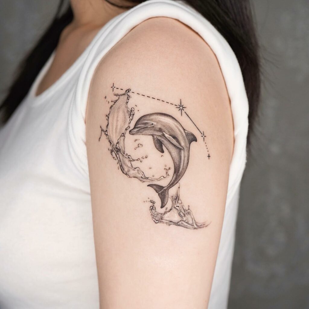 BEAUTIFUL SHOULDER TATTOO IDEAS FOR WOMEN IN 2024 10 Small Shoulder Tattoos For Females Sea Inspired