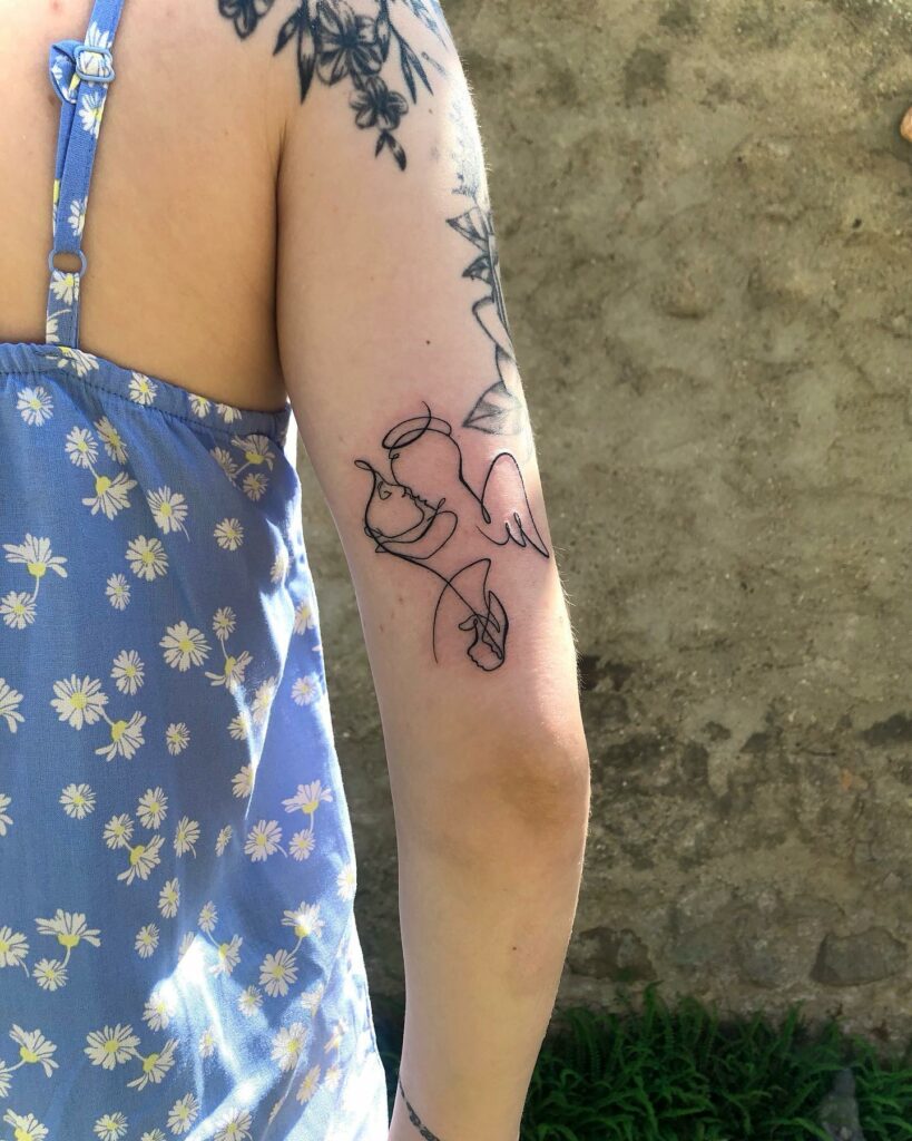 12+ BEAUTIFUL MOTHER AND DAUGHTER TATTOO IDEAS TO SHOWCASE YOUR LOVE 11 Mother and Daughter Small Tattoo