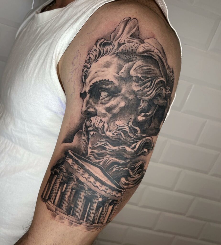 THE ULTIMATE GUIDE TO GREEK MYTHOLOGY TATTOOS - UPDATED FOR 2024 14 Zeus Tattoos