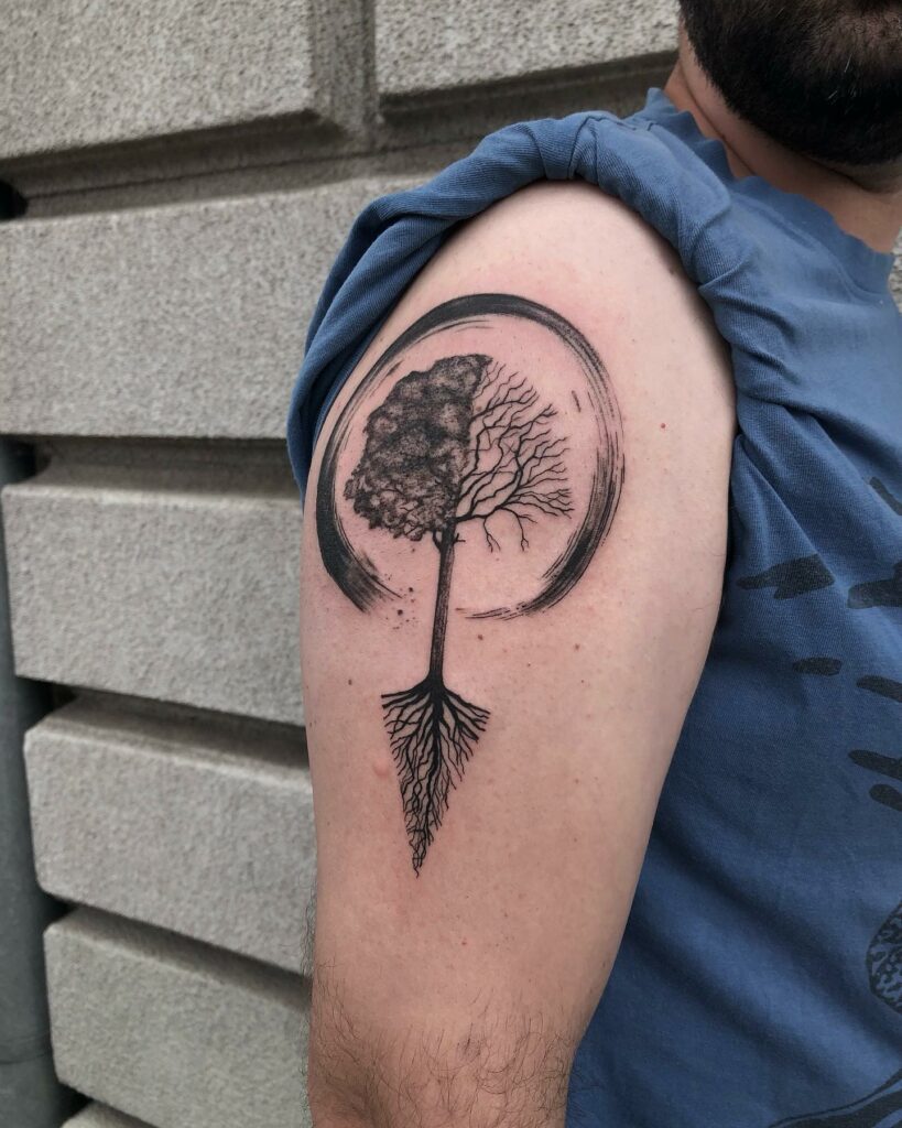 10 BEST STRENGTH TATTOOS WE'VE SEEN IN 2024! 13 Circle Tattoo