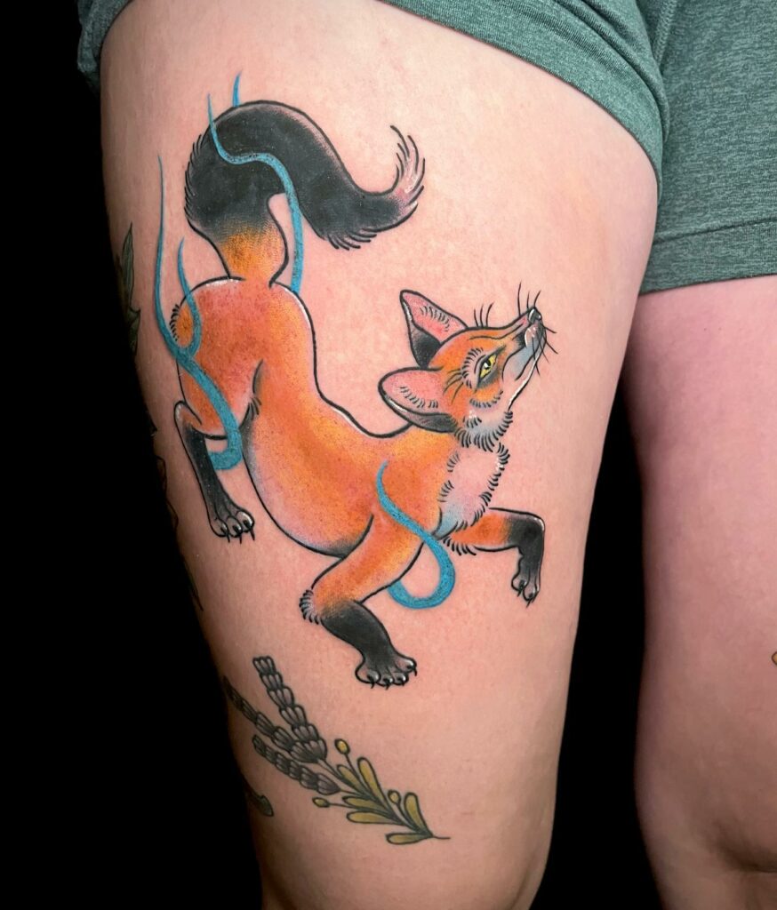 Best Hunting Tattoo Ideas We've Seen in 2024 15 Fox and Fowl Tattoo