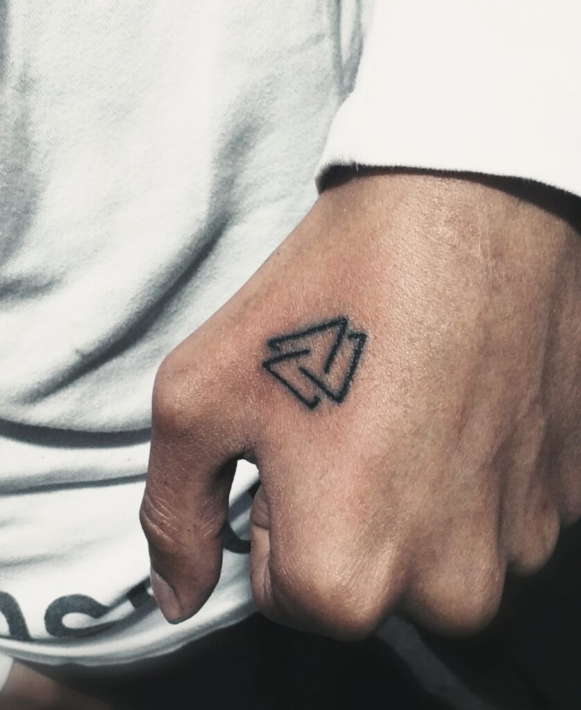 AMAZING VALKNUT TATTOOS & THEIR MEANINGS IN 2024 17 Small Valknut Tattoos