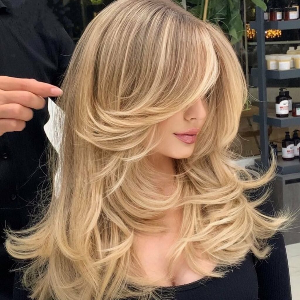 35 Face Framing Layers Ideas to Elevate Your Look in 2024 15 Long Blonde Layers for Thick Hair