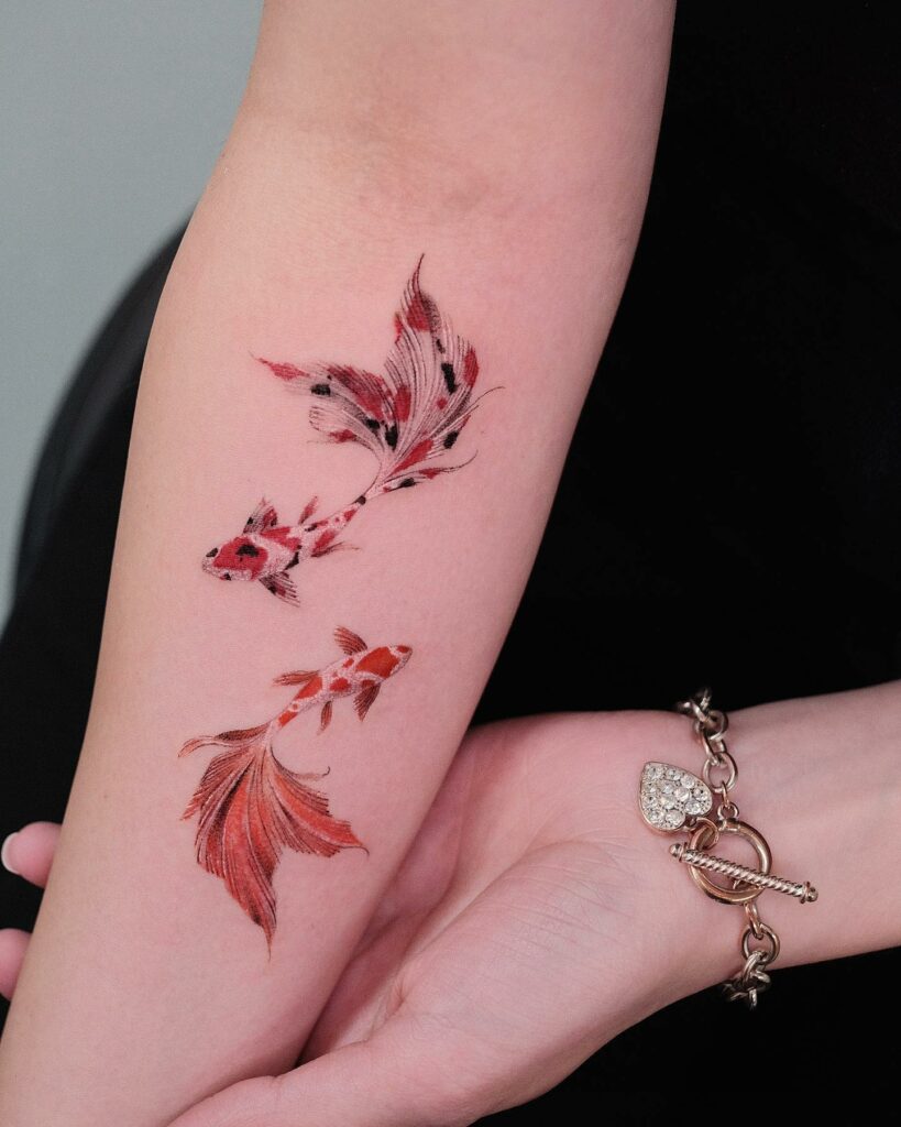 10+ KOI FISH TATTOO IDEAS + MEANINGS - UPDATED FOR 2024 10 Koi Tattoo