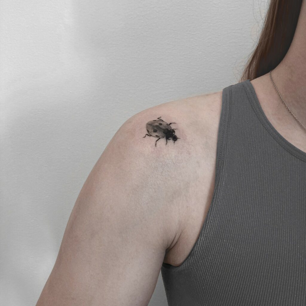 10 Best Ladybug Tattoo Ideas In 2024! 17 3D Ladybug Designs