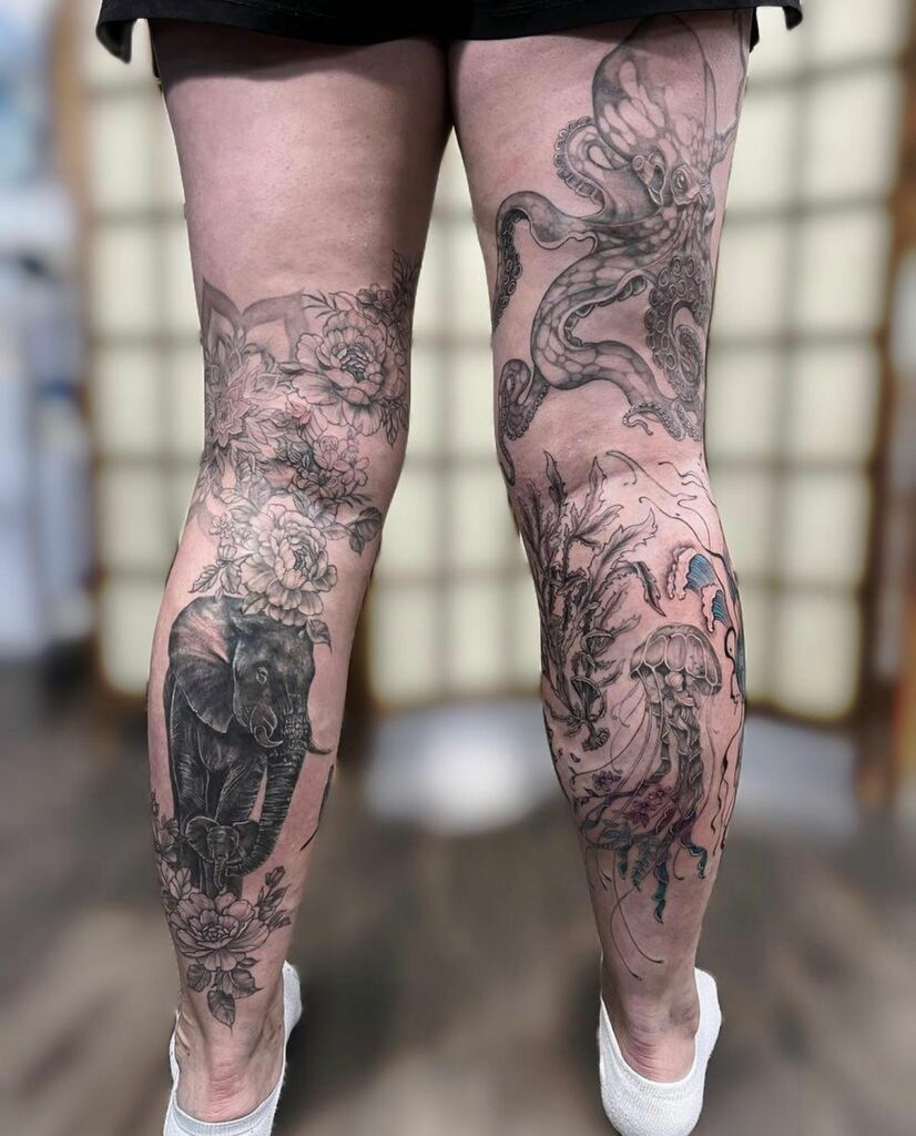 12+ Nature Tattoo Ideas - That Will Grow On You 18 Large nature Tattoo