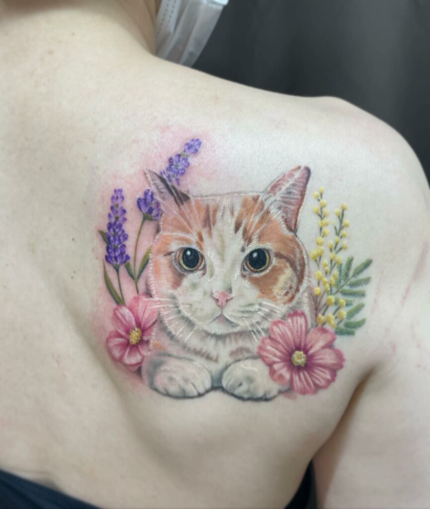10 BEST LAVENDER TATTOOS WITH MEANINGS IN 2024 16 Lavender Paired with Other Elements