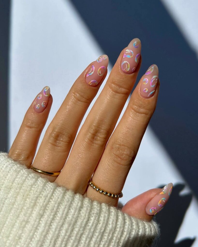 20 Latest Bubble Nail Ideas To Try In 2024! 16 Matte Bubble Nails