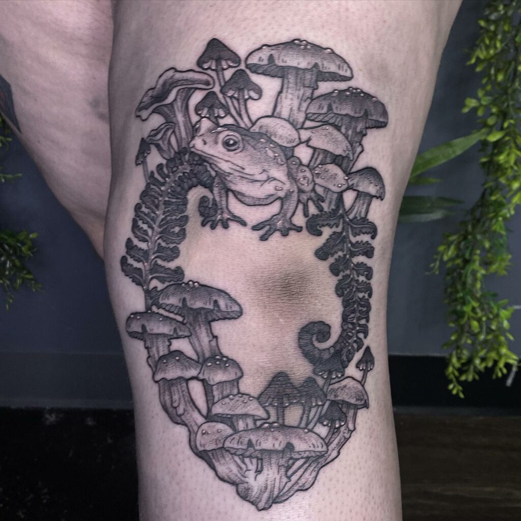 12+ Nature Tattoo Ideas - That Will Grow On You 20 Blackwork Nature Tattoo