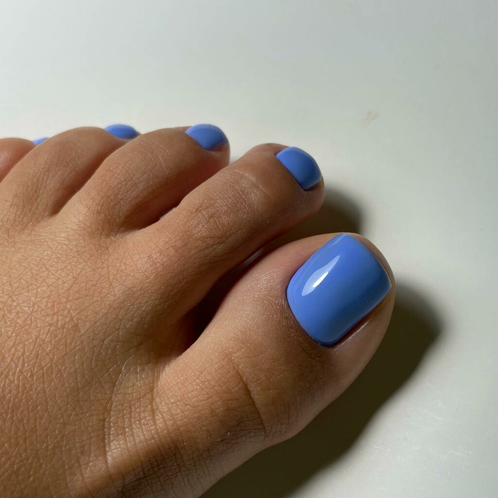 30 Light Blue Pedicure Ideas to Try in 2024 23 Simple Blue Pedicure Design
