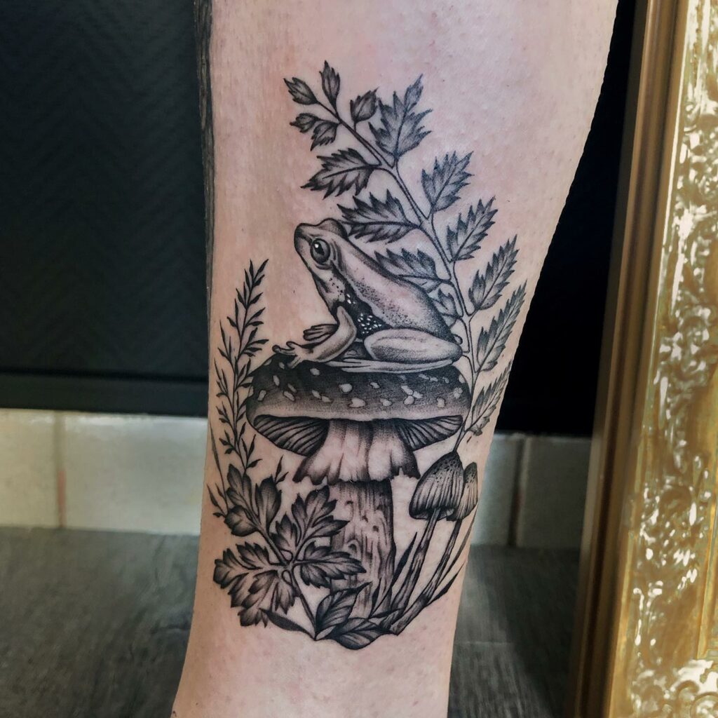 12+ Nature Tattoo Ideas - That Will Grow On You 19 Blackwork Nature Tattoo