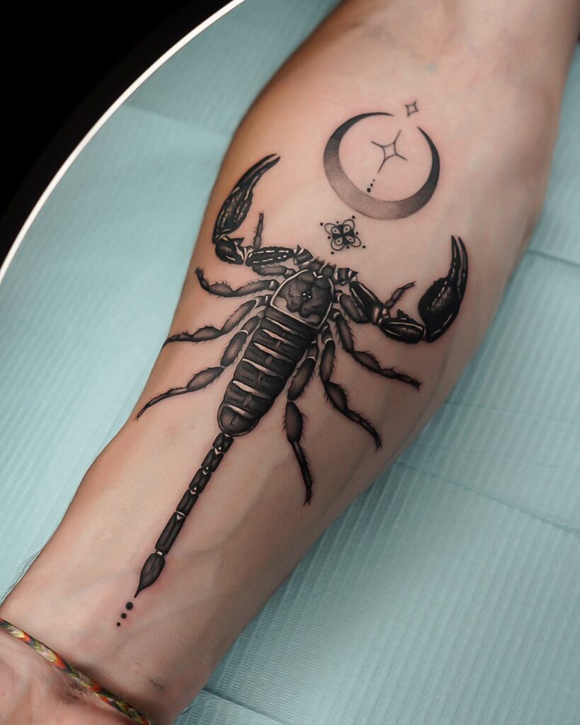 SCORPION TATTOO MEANINGS & DESIGNS TO INSPIRE YOU IN 2024 15 Scorpion Tattoo