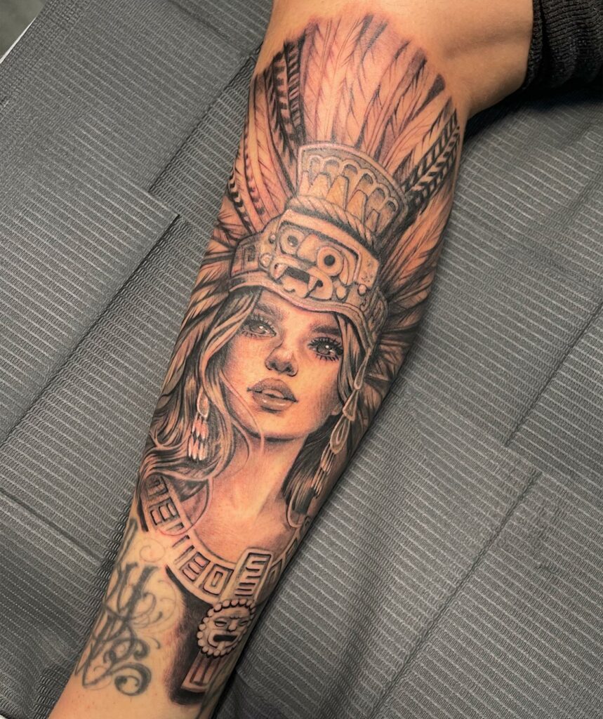 Amazing Aztec Tattoo Designs & Their Meaning - Updated For 2024 11 Aztec Tattoo
