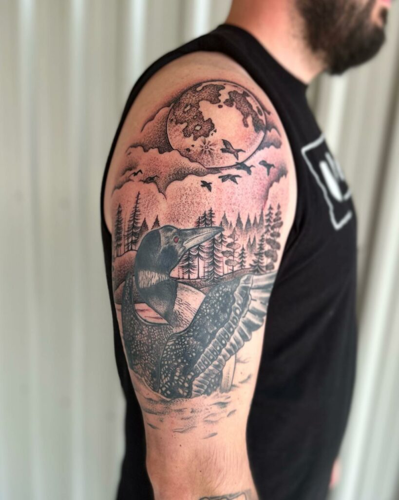 12+ Nature Tattoo Ideas - That Will Grow On You 17 Colorful Nature Tattoo