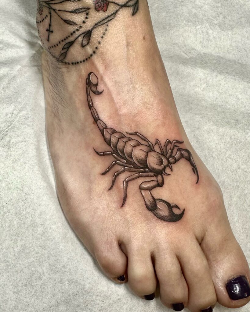 SCORPION TATTOO MEANINGS & DESIGNS TO INSPIRE YOU IN 2024 16 Scorpion Tattoo