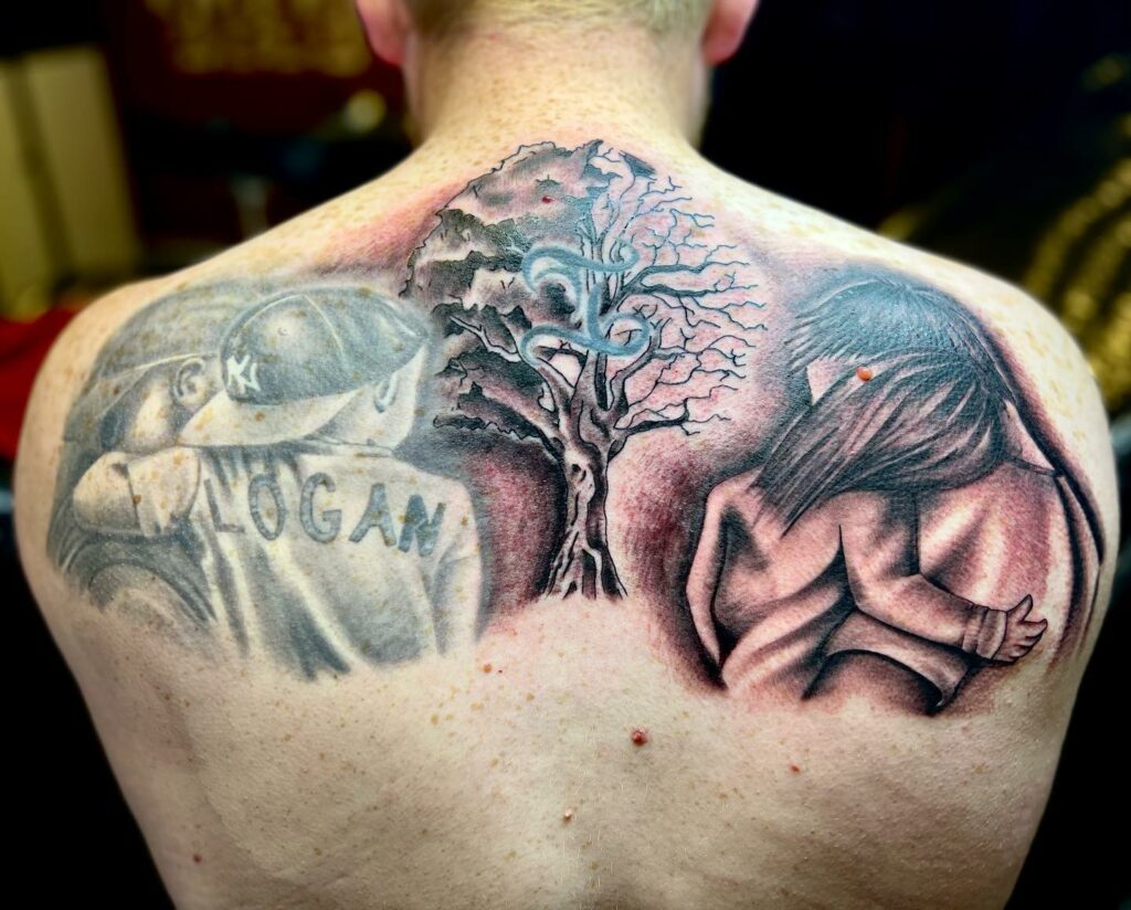 FATHER AND DAUGHTER TATTOOS TO CELEBRATE YOUR BOND IN 2024 10 Father and Daughter Realistic Tattoo