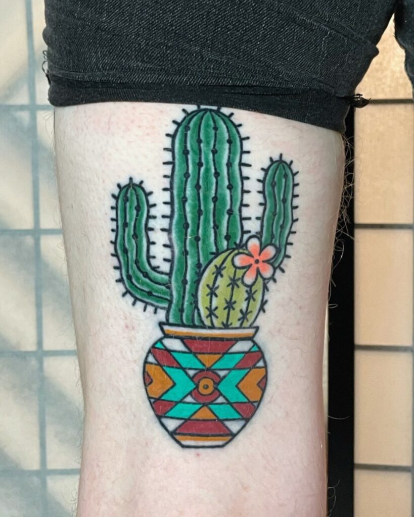 COOL CACTUS TATTOO DESIGNS + THEIR MEANINGS TO INSPIRE IN 2024 10 Saguaro Cactus Tattoos