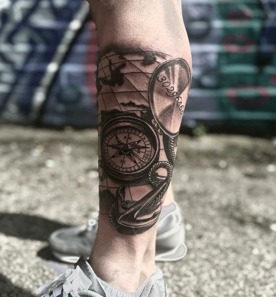 10 AMAZING COMPASS TATTOO DESIGNS TO INSPIRE YOU IN 2024! 13 Compass Tattoo