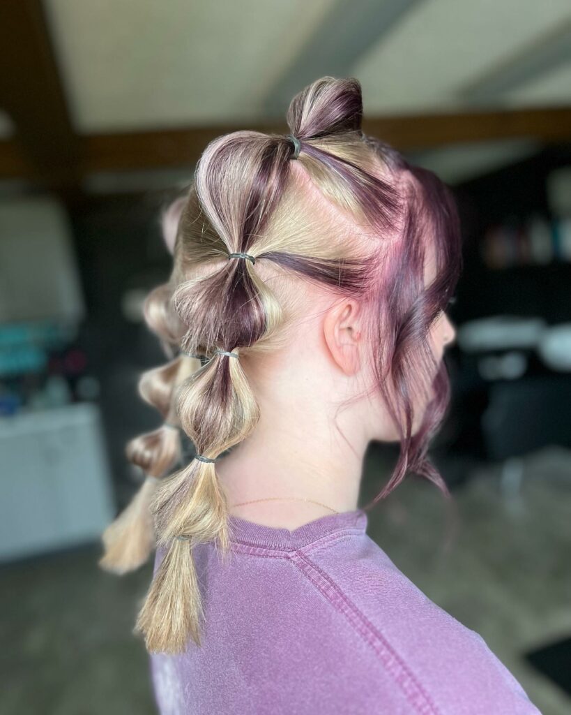 25 Bubble Braids Ideas to Try in 2024 30 Bubble Braids with Medium Hair