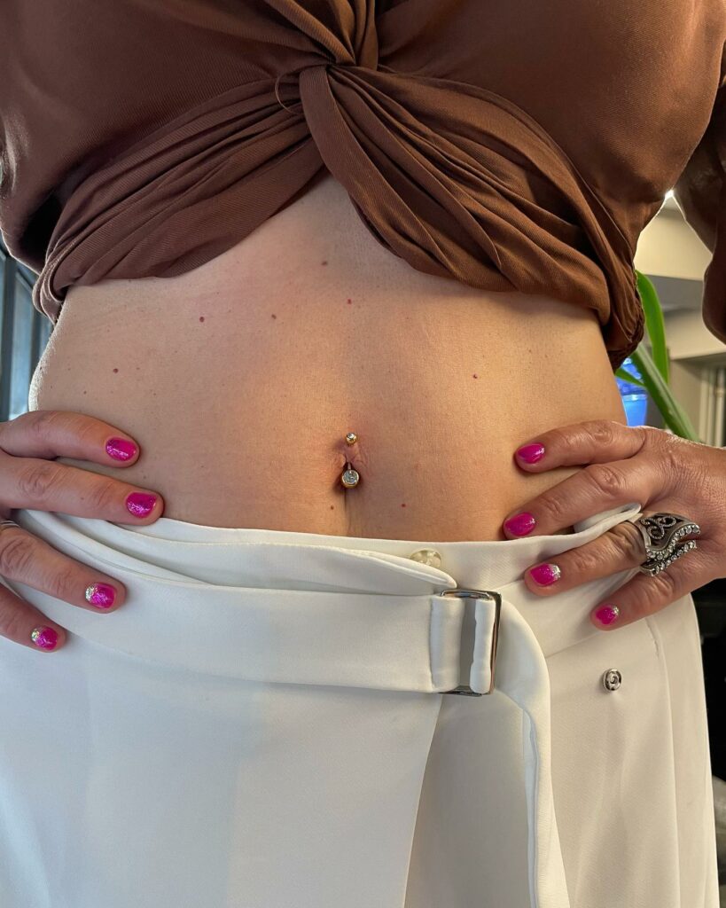 Belly Button Piercing Scars 14 Belly piercing scars