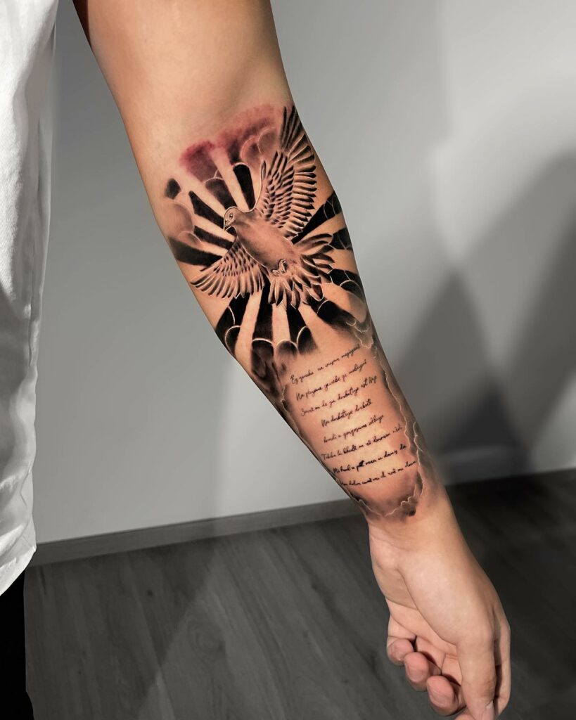 BEAUTIFUL BIRD TATTOO DESIGN YOU NEED TO SEE IN 2024 10 Dove Tattoos