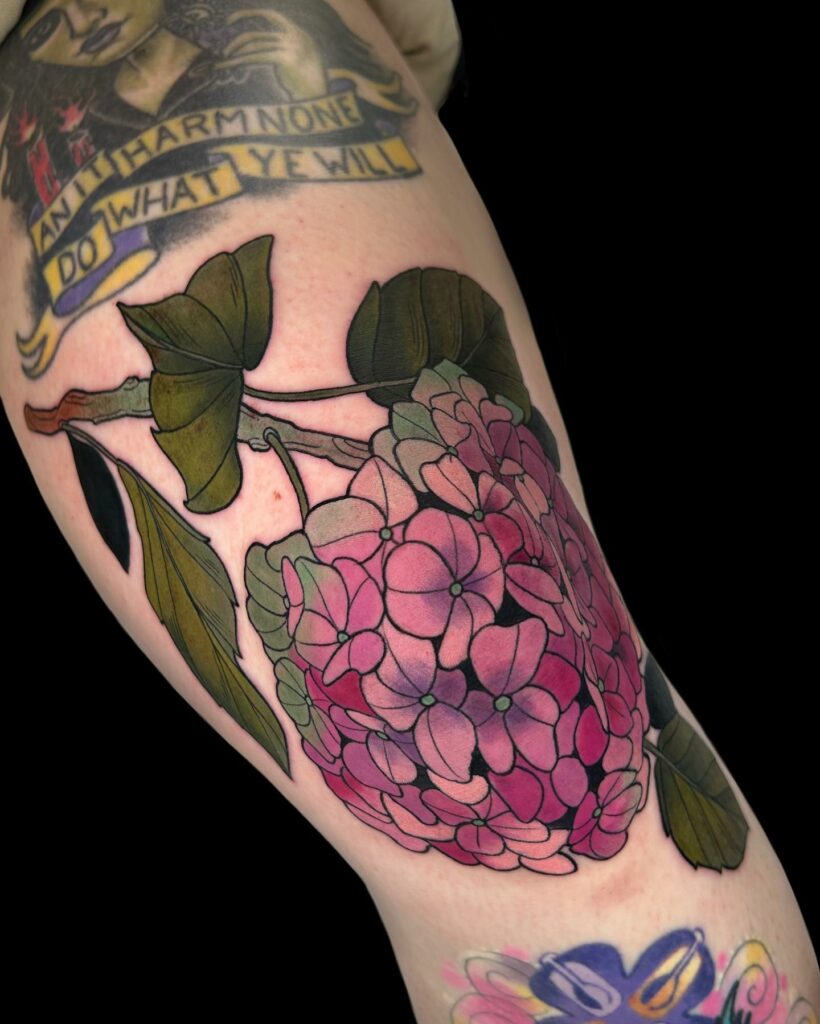 Amazing Hydrangea Tattoo Designs To Inspire You in 2024 12 Hydrangea Tattoo